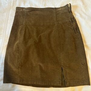 Free People Corduroy Skirt